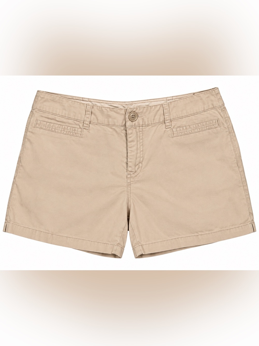 St. John's Bay Women's Khaki Chino Bermuda Shorts